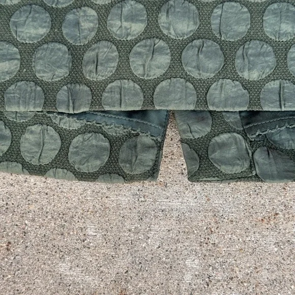 Anthropologie Maeve Green Silk Pencil Skirt Women’s Size 6 Midi High Waist - Picture 3 of 6